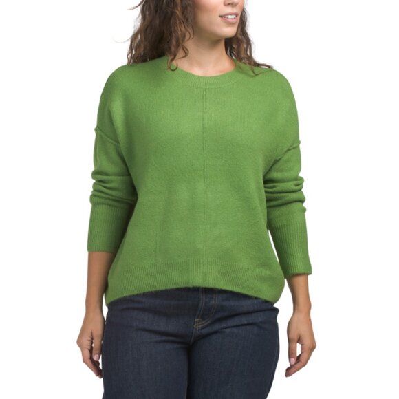 VINCE CAMUTO Salted Lime Cozy Crew Neck Sweater - Picture 1 of 2